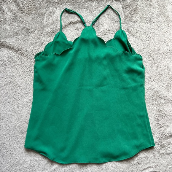 J.Crew Green Tank Top - Picture 3 of 4